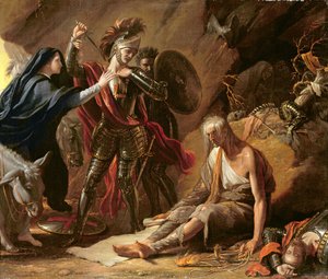 La caverna della disperazione, 1772 da Benjamin West